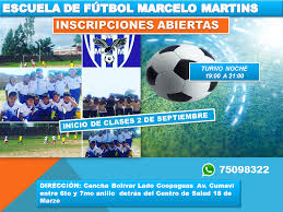Marcelo martins (marcelo moreno martins, born 18 june 1987) is a bolivian footballer who plays as a striker for the bolivia national team. Ven Y Forma Escuela De Futbol Marcelo Martins Moreno Facebook