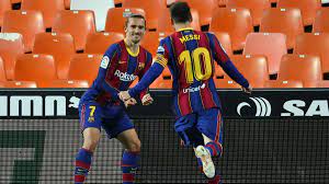 Real madrid and barcelona have dominated laliga standings since the 1950s and hence have dominated primera division betting odds to lift the the laliga fixtures list is out in late august/early september as la liga draw is made. Valencia 2 3 Barcelona Result Goals Summary Laliga 2020 21 As Com