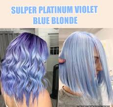 Explore all violet hair colors and hair dyes by l'oréal paris. Semon Hair Coloring Set Super Platinum Violet Blue Blonde 11 68 Lazada Ph