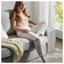 Kivik seating series includes chaises, loveseats, sofas and sectionals, all featuring memory foam cushions and all cotton removable/washable covers. Kivik Ecksofa 4 Sitzig Orrsta Hellgrau Ikea Deutschland