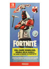 Nintendo Switch Double Helix Fortnite Skin 1000 V Bucks No Console Mailed Double Helix Fortnite Helix