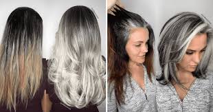Check out these 9 different types of gray hairstyles and cuts for women. Women Are Embracing Their Natural Gray Hair With Stunning Transformations