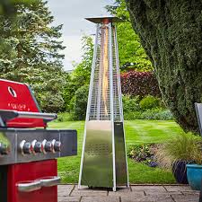 Light up your evenings with our range of propane fuelled gas patio heaters at great prices. Outback Pyramid Flame Tower Burleydam Garden Centre