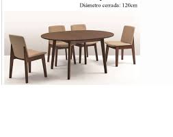 Compra online el juego de comedor nórdico redondo 4 sillas beige en promart.pe ¡entra aquí! Juego De Comedor Redondo Extensible Giorello Y Cordano Facebook