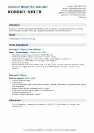 A resume objective states your career goals. Domestic Helper Resume Samples Qwikresume