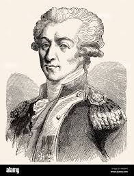 MARQUIS De La FAYETTE (1757-1834), französischer Aristokrat und Soldat  Stockfotografie
