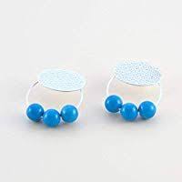 Damen Ohrringe Creolen Und Harzkugeln Oval In Hammerschlag Und Matt Silber Farbe Blau Handgemacht Geschenkideen Ohrringe Creolen Ohrringe Creolen