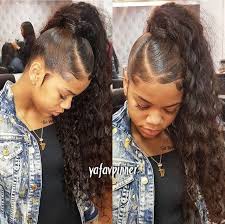 Best Curly Ponytails With Weave Ponytail Styles High Weave Ponytail Hair Styles