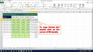 However, with larger spreadsheets, this can be awkward because you'll have to hold down your mouse button and wait for excel to scroll to the bottom of your sheet. How To Use Auto Fill Handle To Format Cells In Excel Youtube