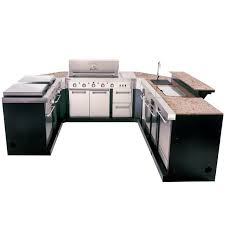 Just because outdoor kitchen modular bases are prefabricated doesn't mean you can't have a custom look. Charbroil Medallion Series 8 Piece Modular Outdoor Kitchen Reviews Wayfair Ca