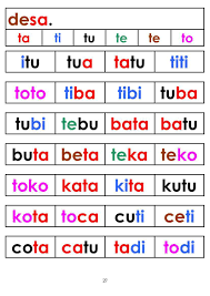 Suku kata 'eng' & 'ong'. Iq Rum Cetak Suku Kata Perkataan Dan Ayat Suku Kata Pemahaman Membaca Belajar Ejaan