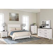 Ashleys furniture set.white and silver queen sized bedroom set. Signature Design By Ashley Gerridan Queen Bedroom Group Royal Furniture Bedroom Groups