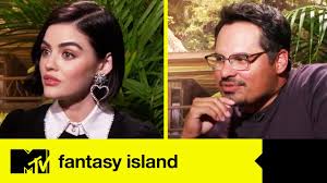 The fantasy island reboot has been filmed entirely in the beautiful havens of puerto rico. Fantasy Island Cast Lucy Hale Michael Pena On How To Prepare For A Deserted Island Mtv Movies Youtube