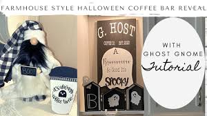You're about to be blown away when i say this… i do not go all out for halloween/fall decorating. Farmhouse Style Halloween 2020 Coffee Bar Decor Youtube
