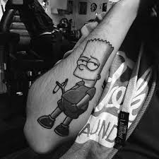 50 Bart Simpson Tattoo Designs For Men The Simpsons Ink Ideas Simpsons Tattoo Tattoo Designs Men Tattoos For Guys