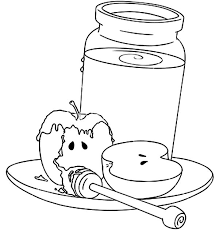 Divrei torah, inspiration, ethics and stories for all ages. Rosh Hashanah Honey Jar And Apples Coloring Page Bulk Color