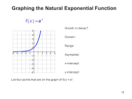 Graphical features of exponential functions. Exponential And Logarithmic Functions Ppt Video Online Download