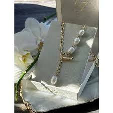 COLAR PEROLAS FECHO TRAVA LUZES