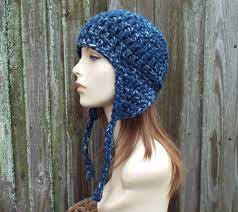 Chunky Crochet Hat Womens Hat Mens Hat Winter Hat Ear Flap Etsy Crochet Hats Chunky Crochet Hat Chunky Crochet
