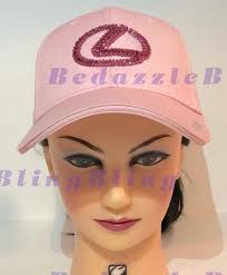Lexus Pink On Pink Herren Damen Unisex Mütze Baseball Mütze Bling BeDazzle  Made W/ Swarovski Crystals