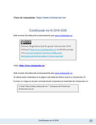 Busca tu tarea de desafíos matemáticos quinto grado quinto grado. Examen Diagnostico Quinto Grado 2019 2020 Pagina 20 Imagenes Educativas
