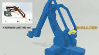 ROBOT ARM | ARDUINO CONTROL | USG G-CODE SENDER | SOLIDWORK 3D MODEL | 3D  PRINTING | BITS HYD | 2021