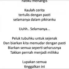 Tengah malam bila bulan bersinar terang ku berjalan sendirian tiada teman ku terkenang masa silam yang merindukan ku terbayang senyum riang kasihku sayang. Lirik Lagu Walau Habis Terang Peterpan