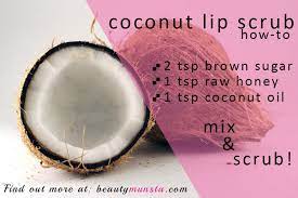 Mix well and then add in the coarse, turbinado sugar. Homemade Lip Scrub With Coconut Oil Beautymunsta Free Natural Beauty Hacks And More