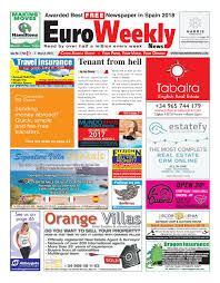 All lyrics provided for educational purposes and personal use only. Euro Weekly News Costa Blanca North 1 7 March 2018 Issue 1704 By Euro Weekly News Media S A Issuu