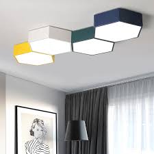 Diy Led Honeycomb Ceiling Lighting Ceiling Lamps For The Living Room Office Chandeliers Ceiling For The Study Room Children Room Ceiling Lamp Lamps For Living Roomceiling Lights Aliexpress