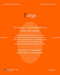 😫 Where do you normally get stuck in the creative process? 🤔 You may have  heard me talk about the concept of ✨SPIRAL UP✨ but did you know what it  stands for?