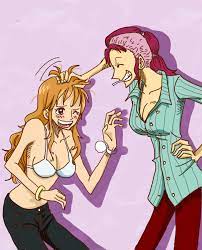 Nami And Bell Mere For Onepiece By Pippi0sensei On Deviantart One Piece Comic One Piece One Piece Nami