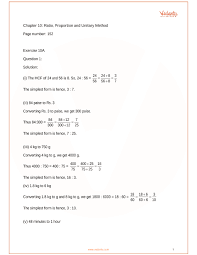 How can you solve the proportion by scaling up? Rs Aggarwal Class 6 Solutions Chapter 10 Ratio Proportion And Unitary Method