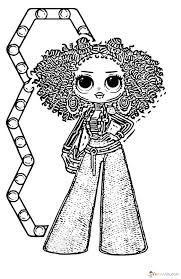 The l.o.l o.m.g (outrageous millennial girls) are fashion dolls that are the bigger siblings to popular/fan favorite lol surprise tots and lil sisters. Lol Omg Coloring Pages Free Printable New Popular Dolls