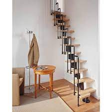 Arke Karina Black Modular Staircase Kit K33023 The Home Depot In 2021 Small Staircase Stairs Design House Stairs