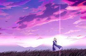 Explore and download tons of high quality animated wallpapers all for free! Fantasy Girl Alone 4k Ultra Hd Wallpaper 4k Wallpaper Net Fate Stay Night Hd Landscape Nightscape