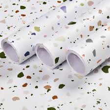Le terrazzo est de retour dans le top des tendances pour la décoration. Terrazzo Papier Peint Auto Adhesif En Pvc Impermeable Papier De Contact En Vinyle Pour Decoration De Salon Chambre D Enfants Placard De Cuisine Aliexpress