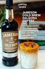 Jameson Cold Brew Dalgona Coffee Recipe Jameson Whiskey Drinks Cold Brew Cold Brew Recipe
