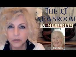 HILARY PORTER OBITUARY In Memoriam June 2024 23 51'