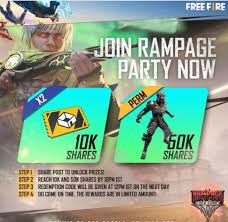 Garena free fire has to offer a lot of different emotes and skins as well as other options to enrich the game and make it more fun. Redeem Code Free Fire Coming Soon 23 June