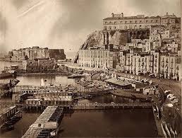 Giorgio Sommer Napoli Santa Lucia Dal Hotel De Rome Circa 1880 Napoli Italia Paesaggi