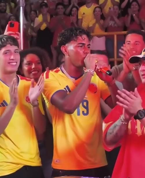 Lamine Yamal se desata en Colombia al ritmo de Ryan Castro jajaja  #lamineyamal #lamine #medellin #colombia #humor