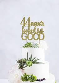 30th Birthday Cake Toppers For Her 44th Birthday Cake Topper 44 Never Looked So Good 44th Etsy Birthday Cake Toppers Baptism Cake Toppers Cake Toppers