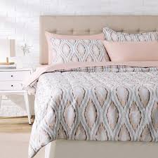 Find the best deals for pink comforter sets at the lowest prices. Twin Xl Full Queen King Bed Bag Blush Pink Gray Southwest 8 Pc Comforter Set Comforters Bedding Sets Home Garden