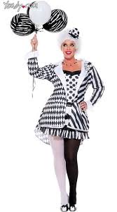 Black And White Clown Halloween Costume Plus Size Black And White Clown Costume Clown Costume Women Cute Clown Costume Plus Size Costume