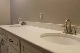 quartz bathroom countertop, color