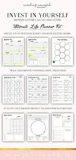 10 In 1 Ultimate Life Planner Kit 1st Edition Printable Etsy Finance Planner Life Planner How To Plan