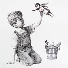 Banksy's street art, which combines graffiti with a distinctive stencilling technique, has appeared in london and in cities around the world and is highly prized by collectors. Banksy Painting Honors Hero Hospital Workers During Covid 19 Pandemic