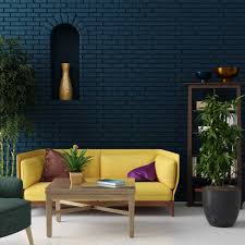 Dark paint color, big impact a black accent wall adds instant style to any room. What Color Furniture Goes With Blue Walls 5 Suggestions With Pictures Home Decor Bliss
