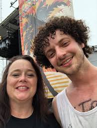 Jamming to the new grandson track today! Leave a 🎤 if you saw him at  Welcome to Rockville last year!